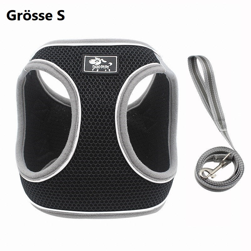 Soft Mesh Hundebrustgeschirr mit Reflektoren