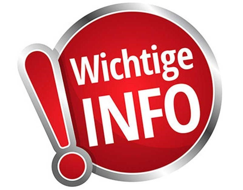 Wichtige Info