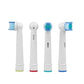 4er Set Zahnbürstenköpfe für Oral B