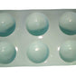 Silikon Backform 6 Halbkugeln - 29.5 x 17 x 3 cm