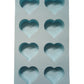 Silikon Backform 8 Herzen - 28.5 x 15.5 x 2 cm