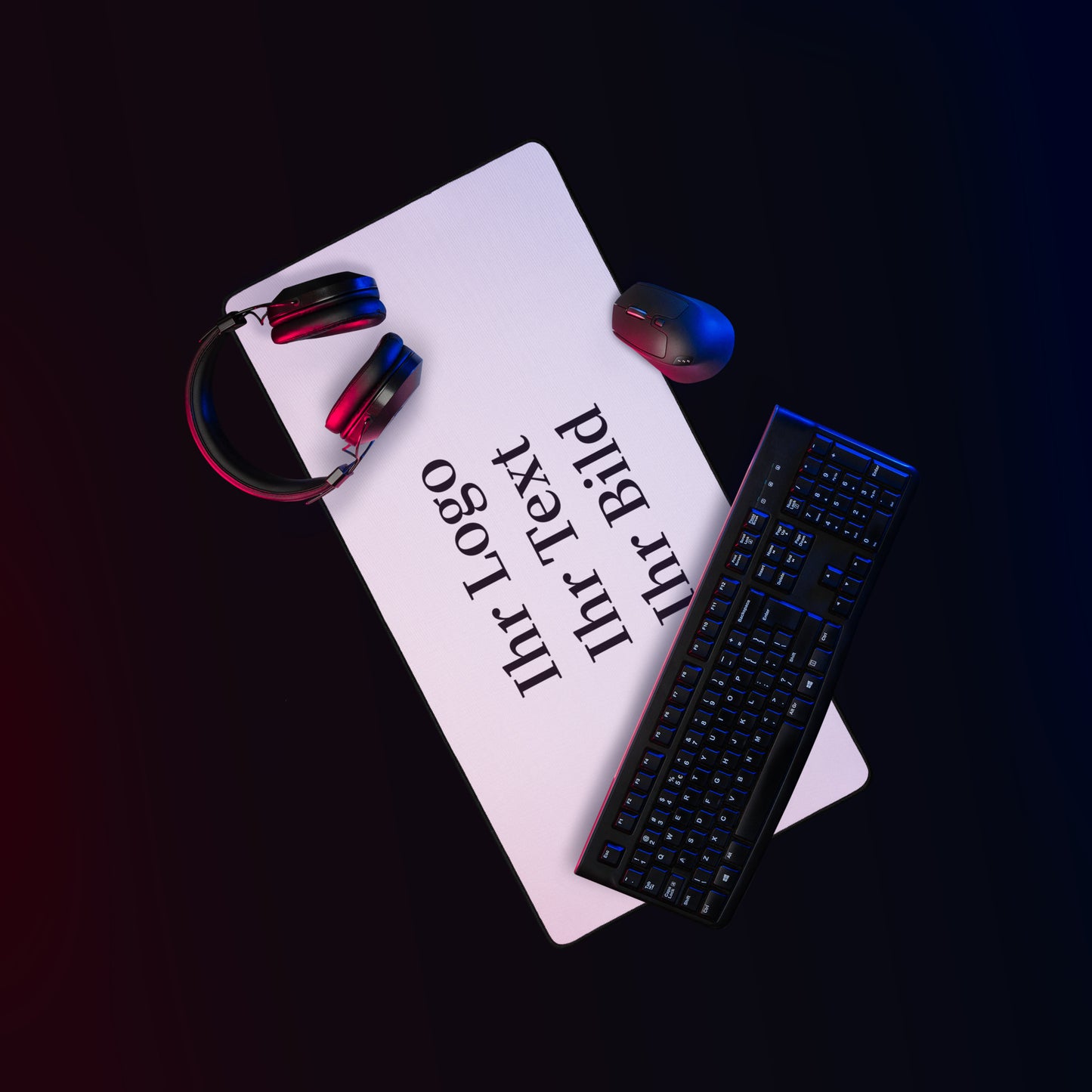 Desk pad with your own print