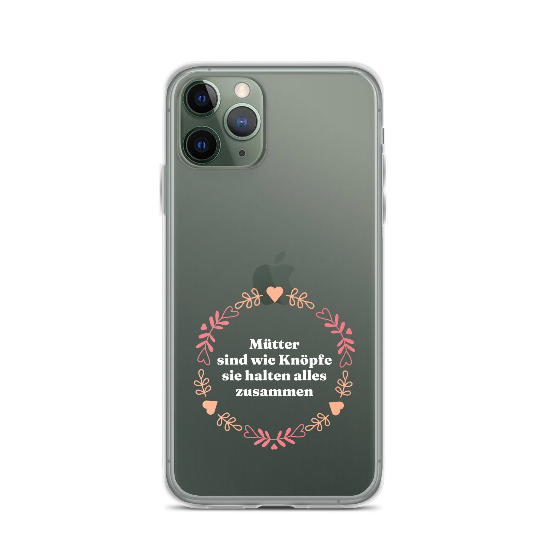 Custodia per iPhone con scritta Mums are like buttons