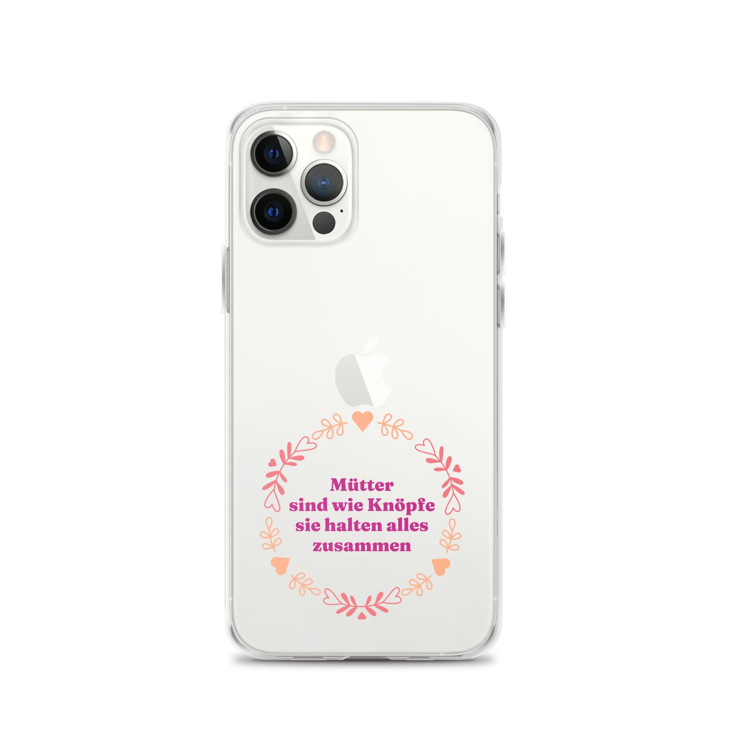 Custodia per iPhone con scritta Mums are like buttons