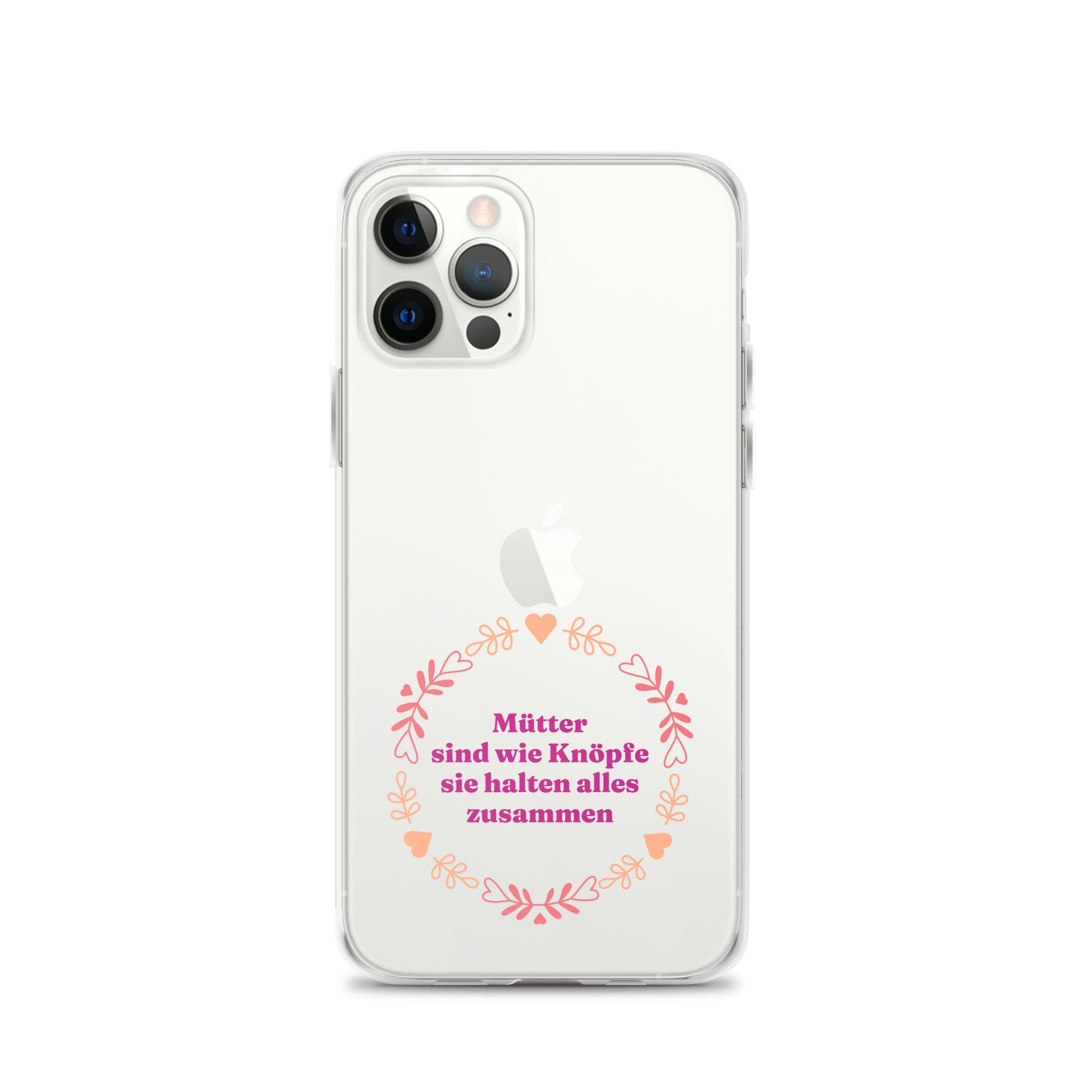 Custodia per iPhone con scritta Mums are like buttons
