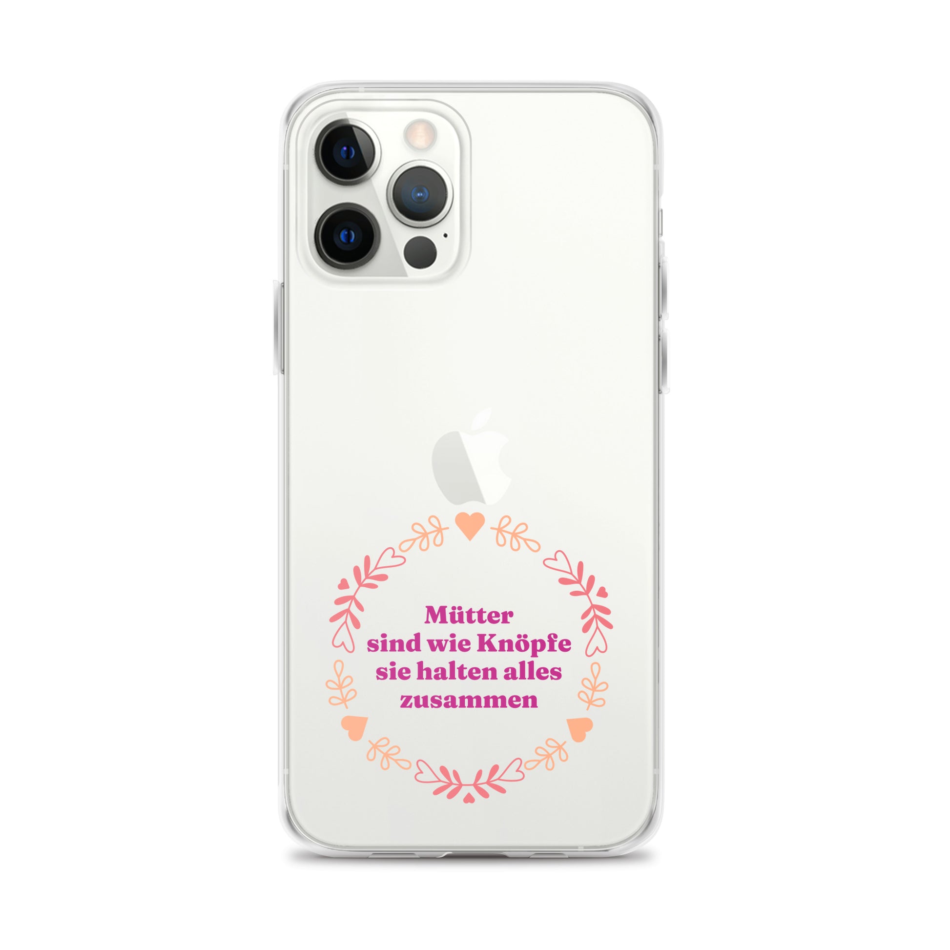 Custodia per iPhone con scritta Mums are like buttons
