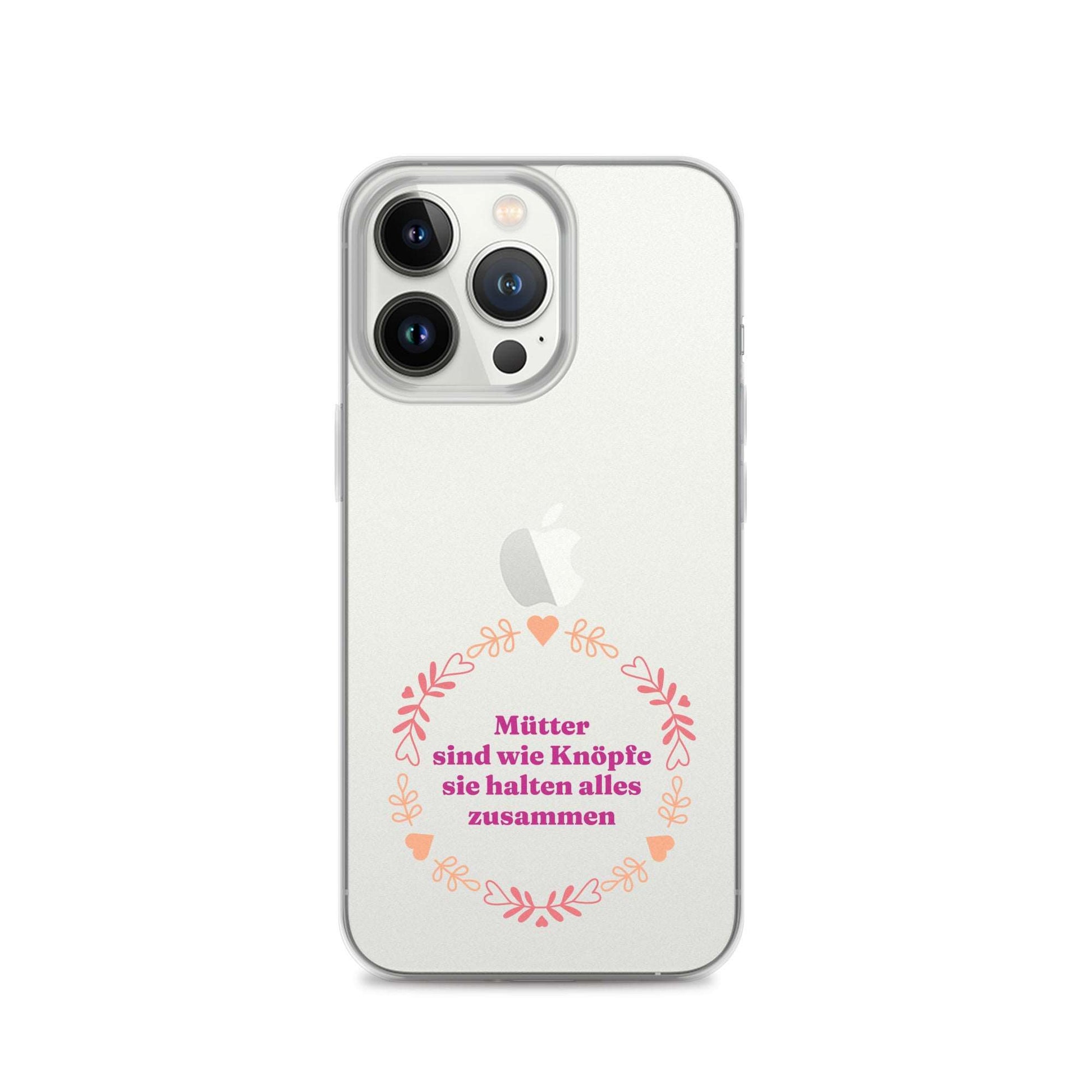 Custodia per iPhone con scritta Mums are like buttons