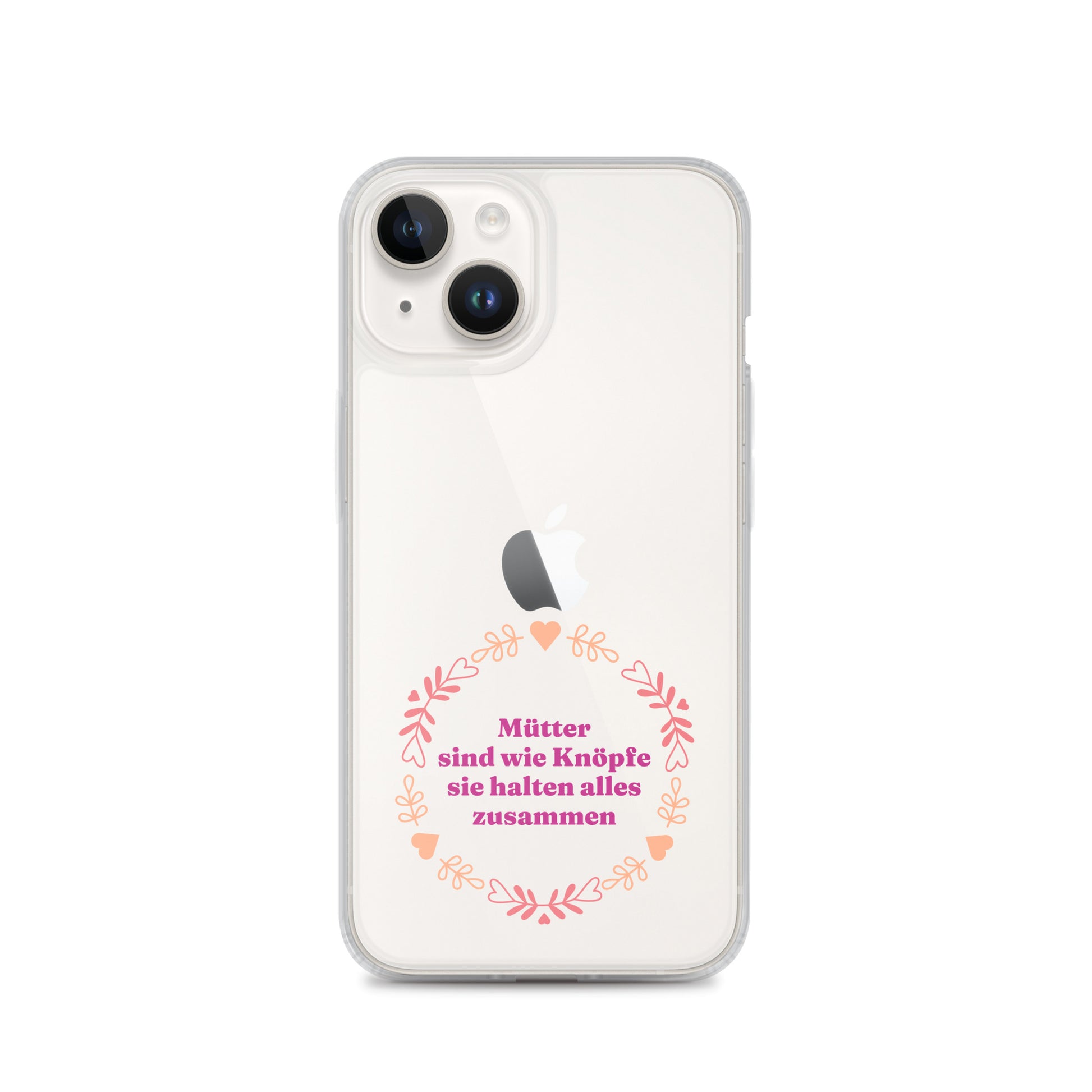Custodia per iPhone con scritta Mums are like buttons