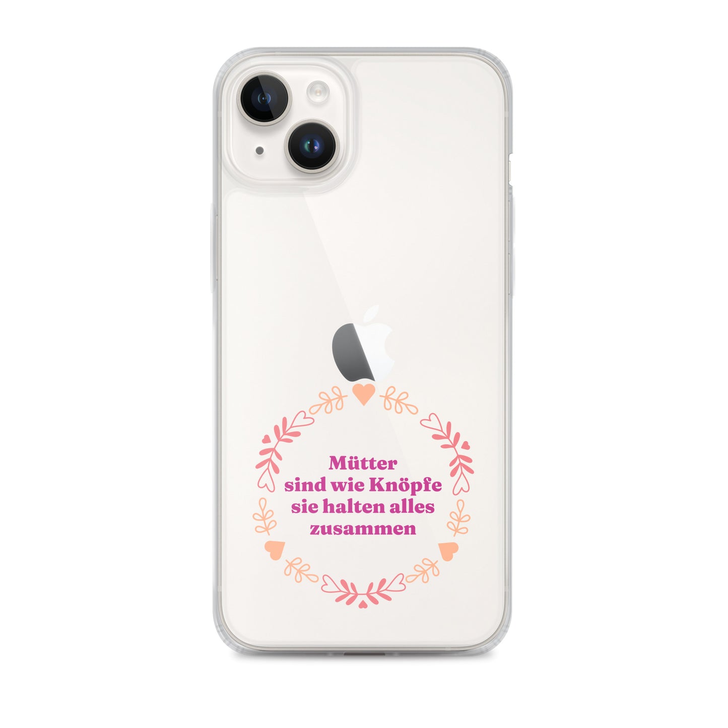 Custodia per iPhone con scritta Mums are like buttons