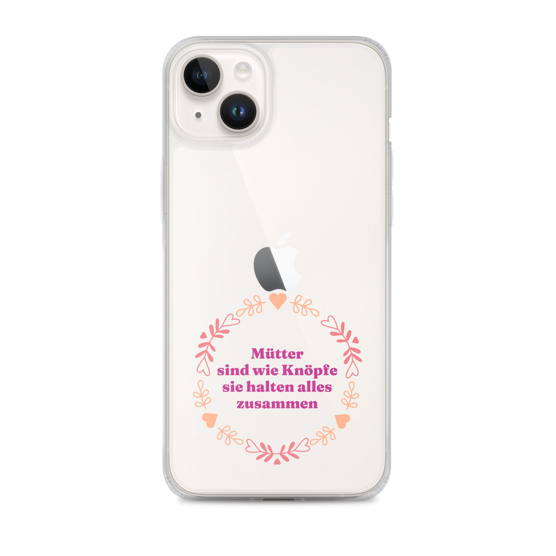 Custodia per iPhone con scritta Mums are like buttons