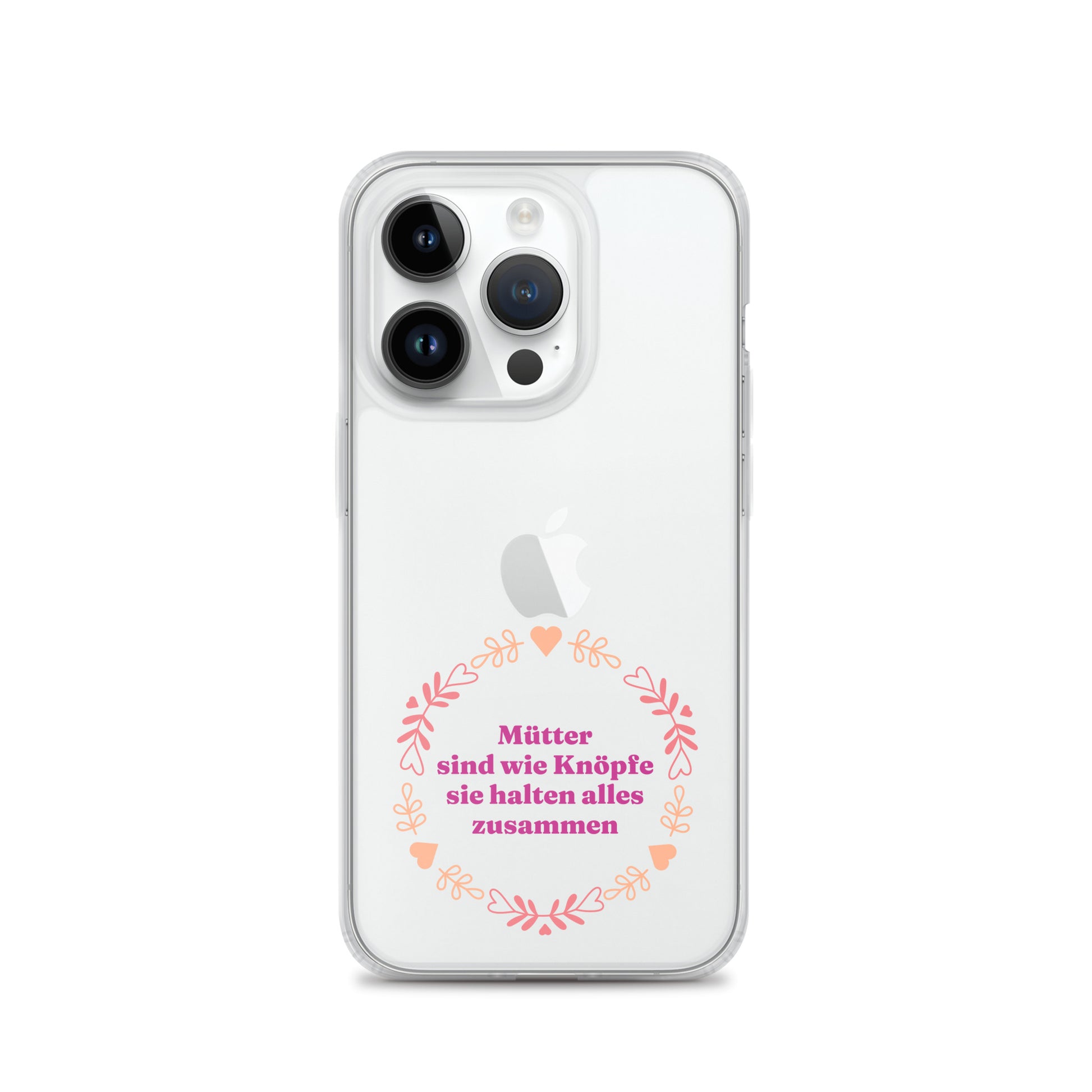 Custodia per iPhone con scritta Mums are like buttons