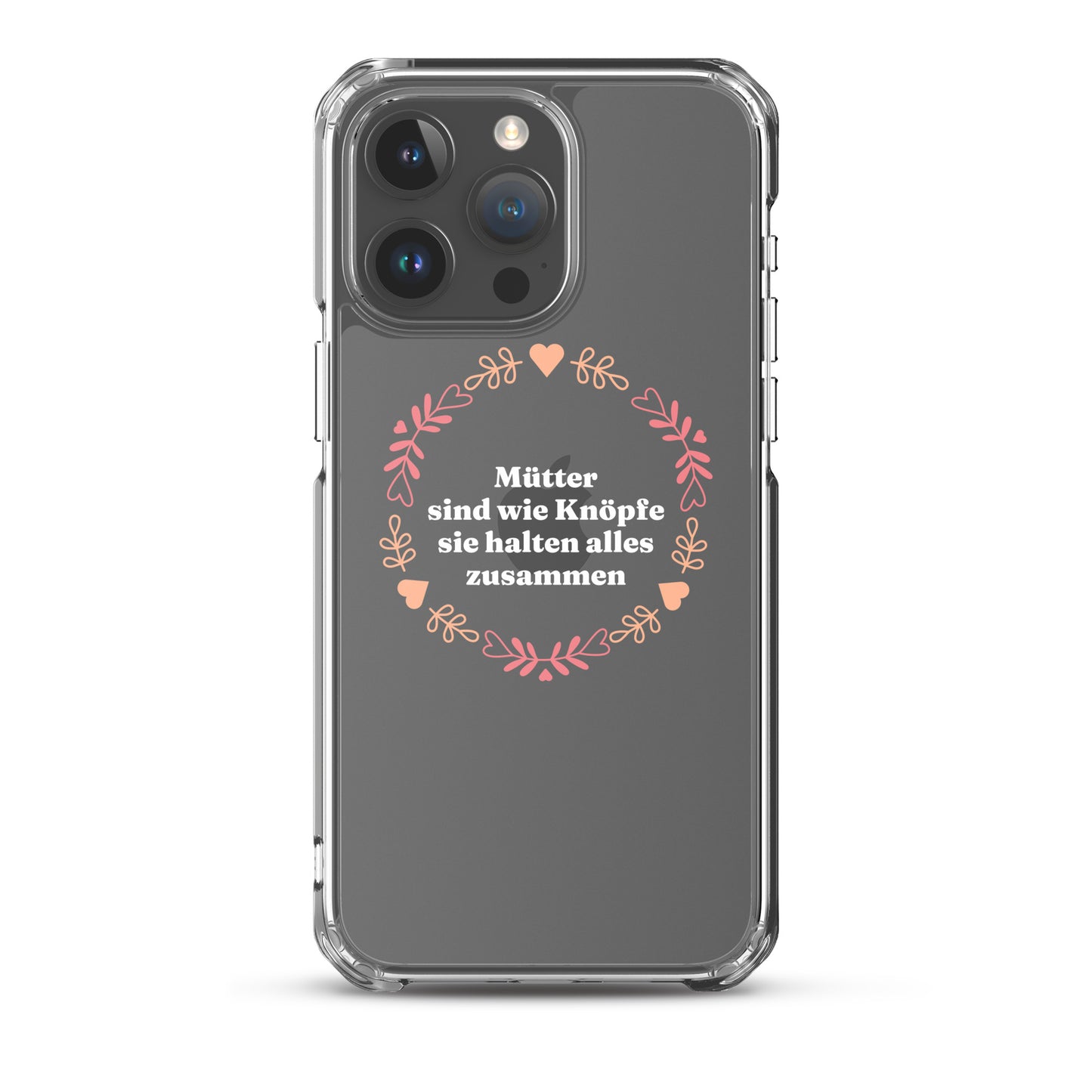 Custodia per iPhone con scritta Mums are like buttons