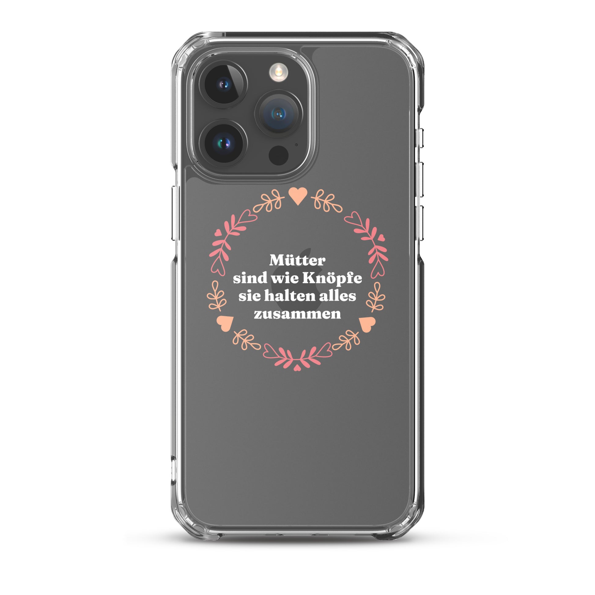 Custodia per iPhone con scritta Mums are like buttons