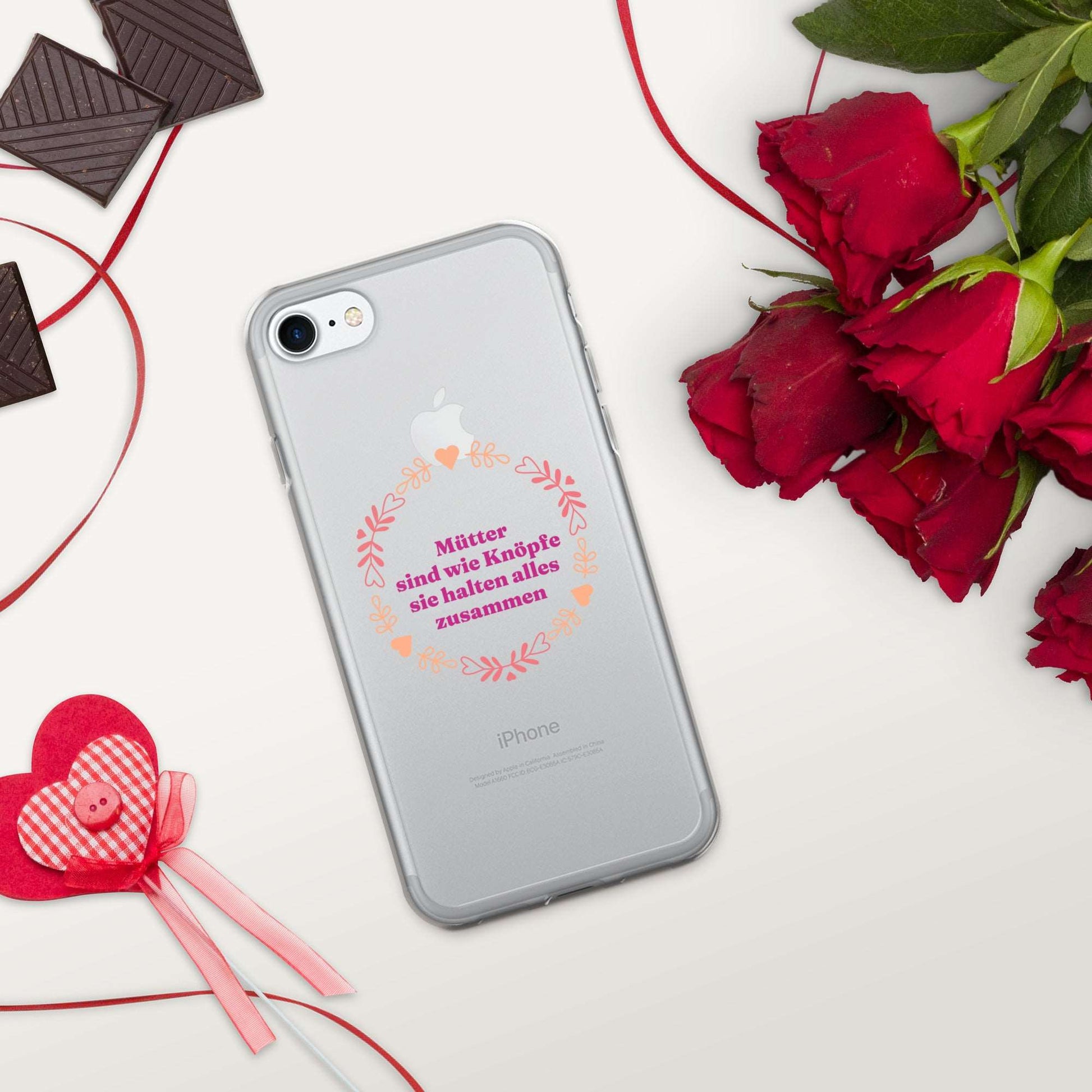 Custodia per iPhone con scritta Mums are like buttons