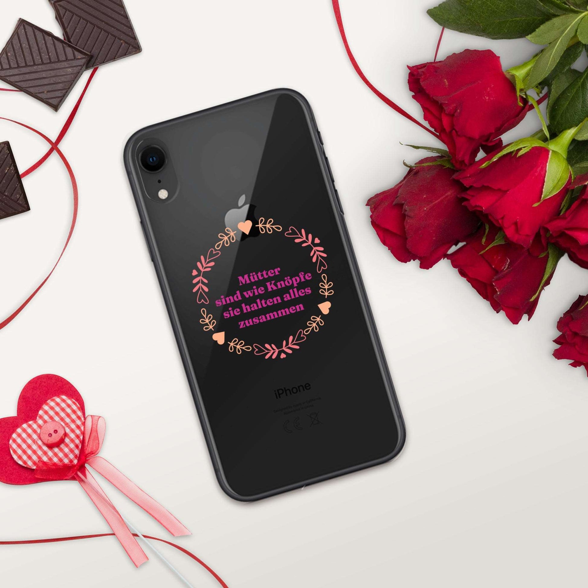 Custodia per iPhone con scritta Mums are like buttons
