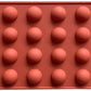 Silikon Backform 24 Halbkugeln - 29 x 17 x 1 cm