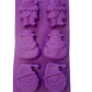 Silikon Backform Schneemann, Weihnachtsmann - 28.5 x 16 x 2.5 cm